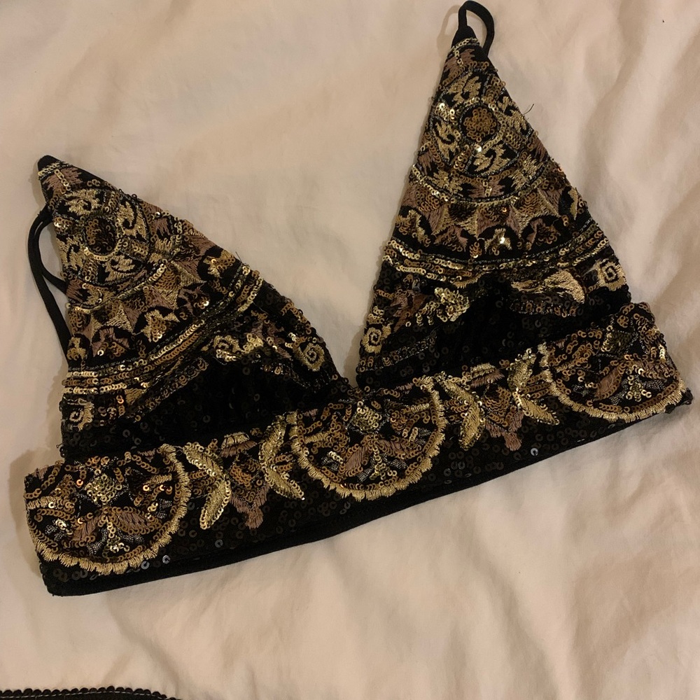 FP Sequin Bralette Top